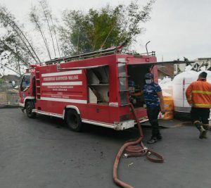 Kebakaran Terjadi Dilahan Milik Warga,Kabupaten Malang