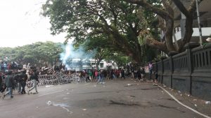 Aksi Buruh Dan Mahasiswa Dikota Malang, Ricuh