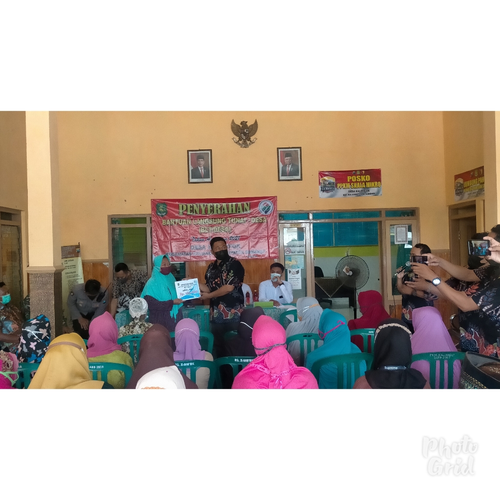 Kades Kalimo'ok Salurkan BLT Desa Warga Yang Terdampak Covid -19, Begini Pesannya....