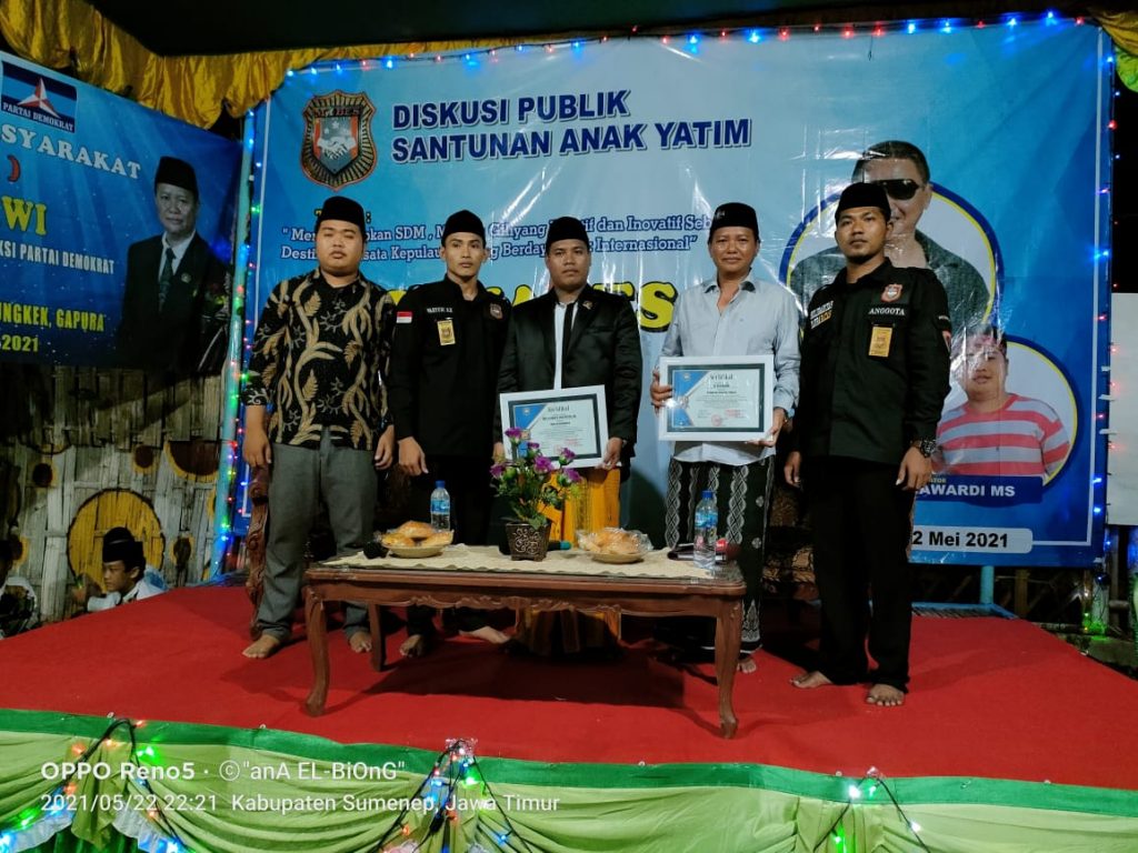 DPC Giliiyang LBH MABES Sumenep, Gelar Santunan Anak Yatim dan Diskusi Publik