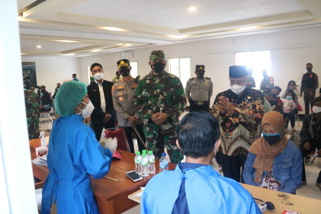 Forkopimda Kabupaten Malang Tinjau Wisata Vaksin di Lembah Indah
