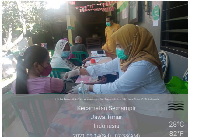 Dapat Kepercayaan Puskesmas Wonokusumo, SMP PGRI 6 Surabaya Siap bentuk 428 Heard Imunity