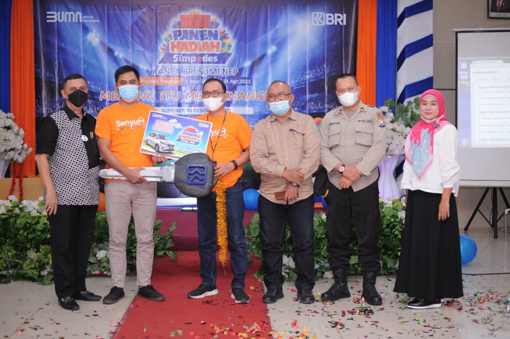 BRI Cabang Sumenep,Gelar Undian Panen Hadiah Simpedes Periode I 2021