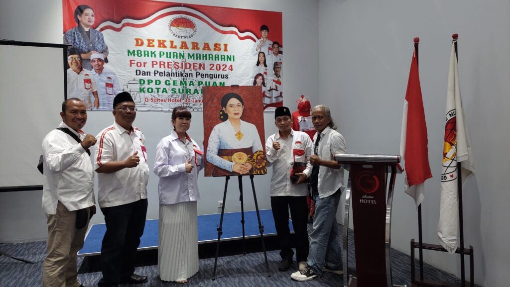 Luar Biasa, Tatik Efendi, SH Sukseskan Deklarasi Gema Puan DPD Surabaya