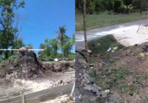 Proyek Rabat Beton di Desa Guluk guluk diduga Asal Jadi