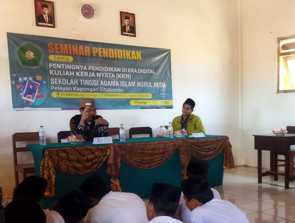 Mawardi Ms Jadi Narasumber Seminar KKN STAI Nurul Huda Kapongan Situbondo
