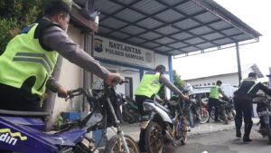 Polres Sampang Amankan Puluhan Sepeda Motor Balap Liar 