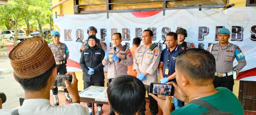 Polres Sumenep Berhasil Ungkap Pelaku Pembakaran Kayu Kantor MWCNU Lenteng