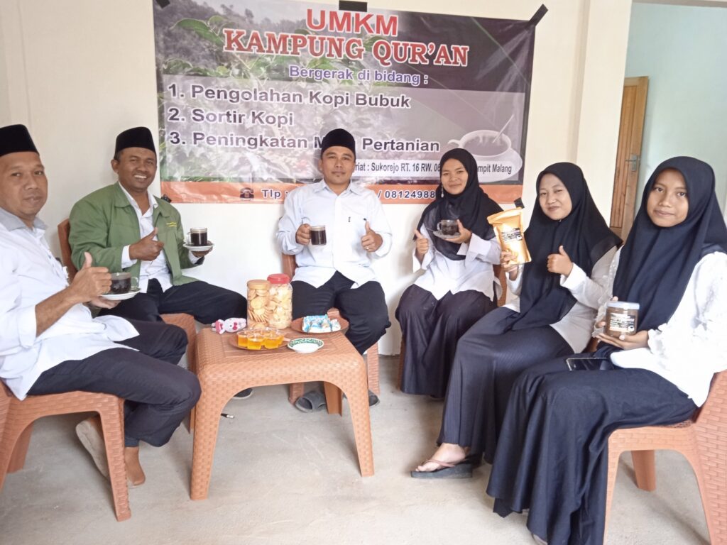 LAZIS Nurul Falah Kolaborasi dengan BSI Maslahat Berdayakan Kampung Quran Malang melalui Kopi