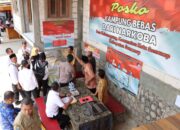 Polres Sumenep Terima Kunjungan Tim Penilaian Lomba Kampung Bebas Narkoba di Desa Kebunagun