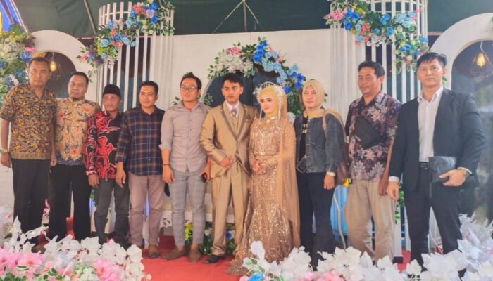 Pimpinan Redaksi Forum Kota Lepas Lajang, AWDI DPC Sumenep Ucapkan Happy Wedding 