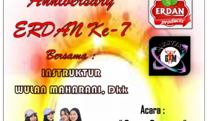 Wow ! Anniversary ERDAN Ke – 7 Bagi Kupon Undian Gratis, Dan Tabur Doorprize di LKS Gotong Royong Sumenep