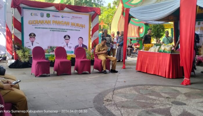 Pemerintah Kabupaten Sumenep Adakan Gerakan Pasar Murah, Bantu Beban Masyarakat Jelang Hari Raya Idul Fitri 1445  H