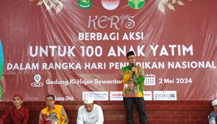 Komunitas Keris Gelar Acara Hari Pendidikan Nasional, Direktur Utama BPRS Sumenep Berikan Edukasi