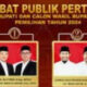 KPU Sumenep Gelar Debat Publik Pertama Pilbup 2024, ini Yang Dibahas